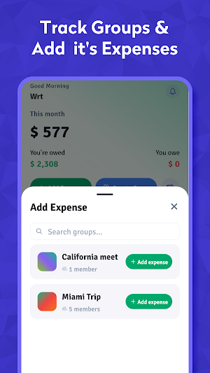 FareWeave: Split Expenses Screenshot 3