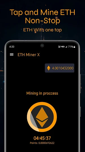 ETH Miner X Screenshot 0