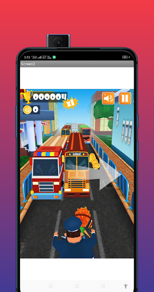 Run man 3D game Screenshot 2