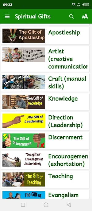 Spiritual Gifts Screenshot 0