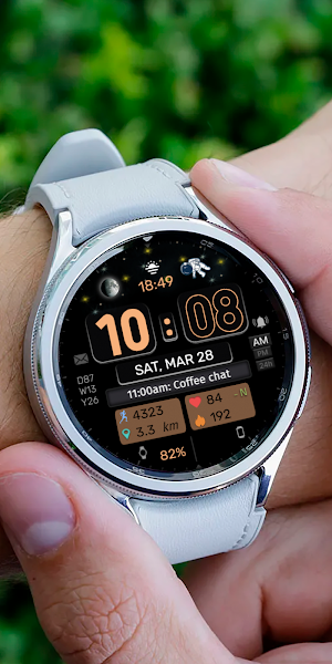 Digital Cosmic Watch face Screenshot 3