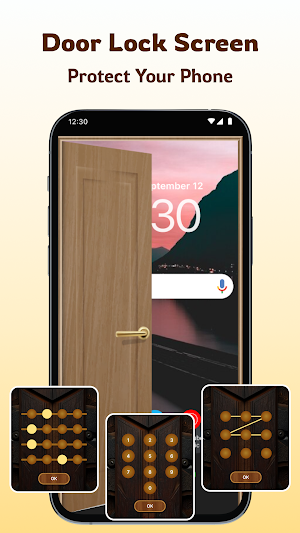 Door Lock Screen & Zip Door Screenshot 0