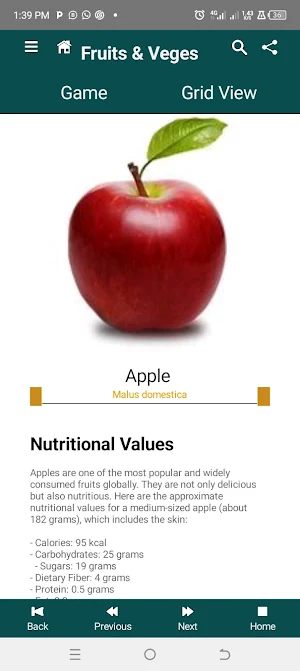 Fruits & Their Benefits Screenshot 3