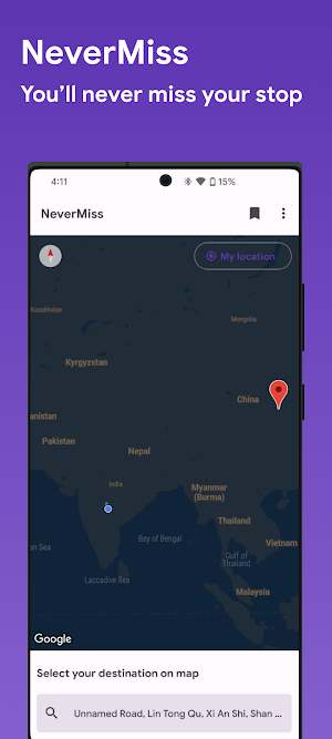 NeverMiss : Your stop forever Screenshot 0