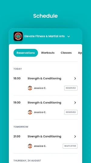 Elevate Fitness & Martial Arts Screenshot 2