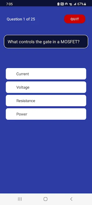 Electronics Past Questions Screenshot 1