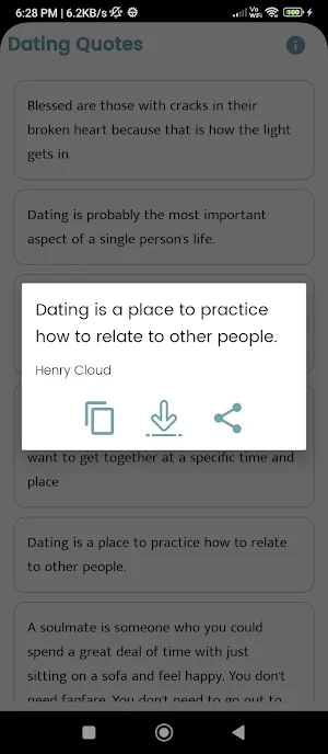 Dating Quotes and Sayings Screenshot 2