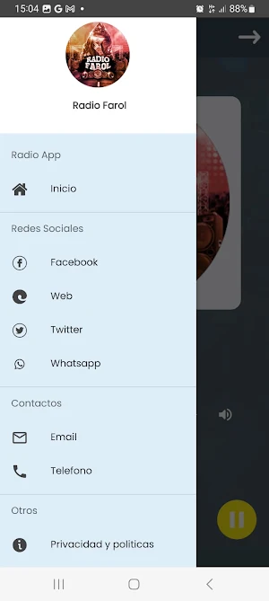 Radio Farol Screenshot 1