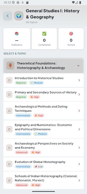 Topper: Exam Preparation App Screenshot 3