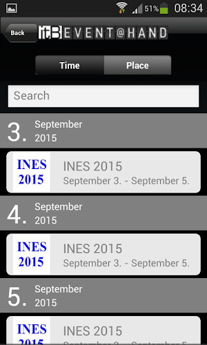 IEEE Hungary EVENT@HAND Screenshot 3