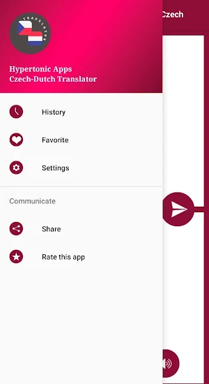 Czech - Dutch Translator Screenshot 2