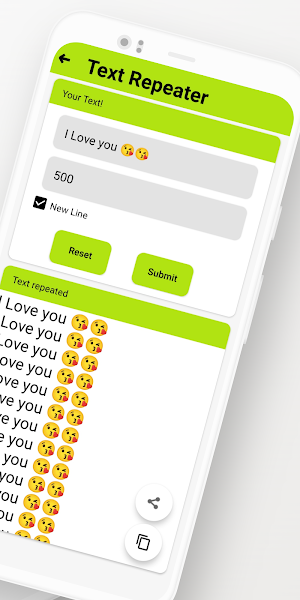 Text Repeater: Repeat text 10K Screenshot 1