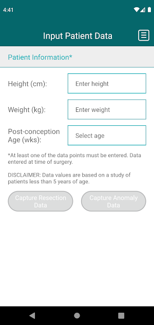 Residual Bowel App Screenshot 1