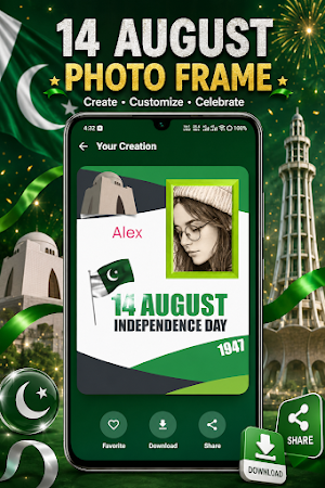 14 August Photo Frames 2026 Screenshot 3