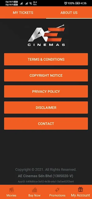 AE Cinemas Screenshot 3