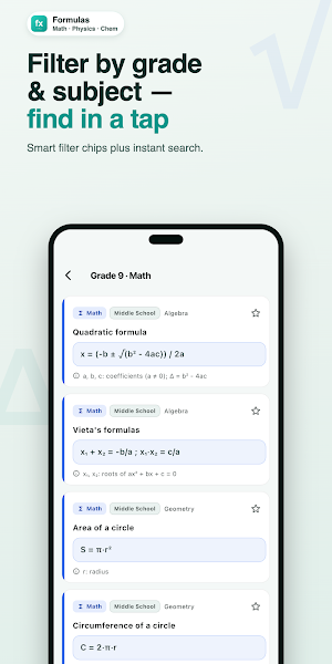 Math Physics Chemistry Formula Screenshot 3