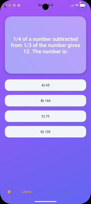 Quick Math Practice Screenshot 3