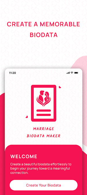 Marriage Biodata Maker App Screenshot 1