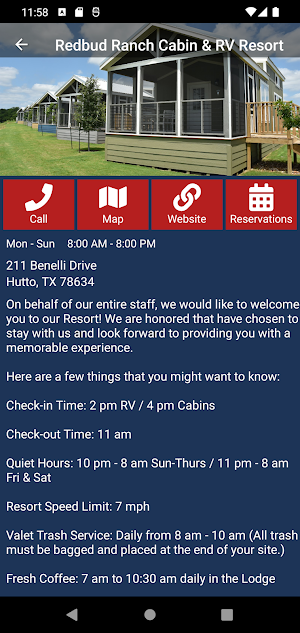 Redbud Ranch RV Resort Screenshot 1