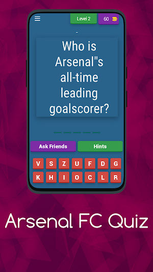 Arsenal FC Quiz Screenshot 2