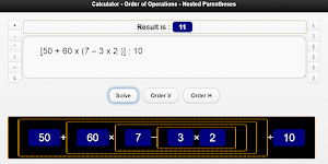 Calculator Parentheses - Order of Operations Screenshot 0