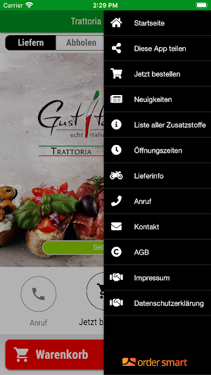 Trattoria Gust Italia Screenshot 2