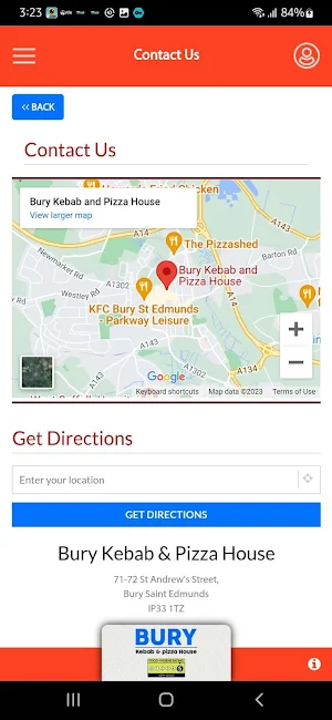 Bury Kebab & Pizza House Screenshot 0