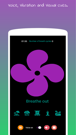 Breathe - Breath trainer and r Screenshot 2