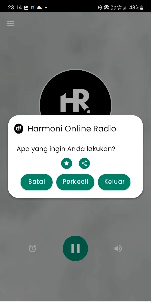 Harmoni Online Radio Screenshot 2