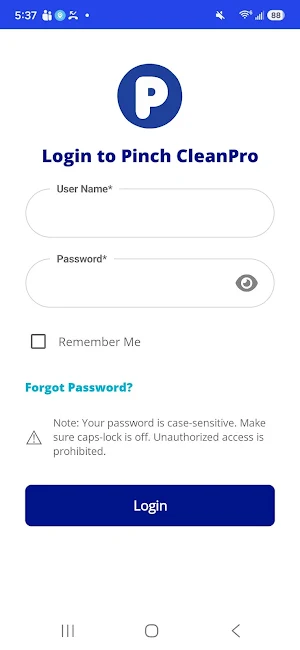 PinchCleanPro Mobile Screenshot 2