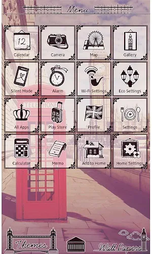 Cute Theme-London Afternoon- Screenshot 2