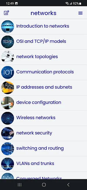 Computer Networks Course Screenshot 0