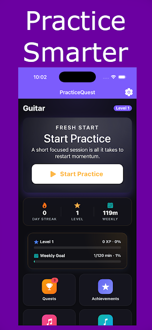 PracticeQuest Screenshot 0