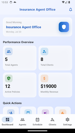 Insurance Agent Office Screenshot 0