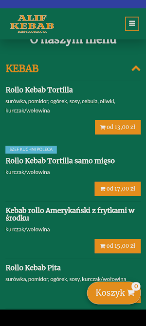 Alif Kebab Screenshot 2