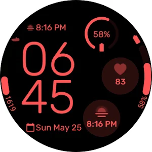 Polar - Wear OS Watchface Screenshot 0