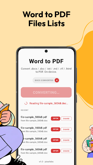 Word to PDF: Doc Converter Screenshot 3