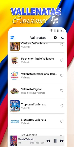 Vallenatos Románticos Mix Screenshot 2
