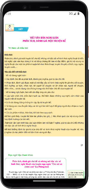 Ngữ Văn Lớp 10 - Tập một Screenshot 2