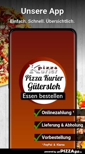 Pizza Kurier Gütersloh Screenshot 0