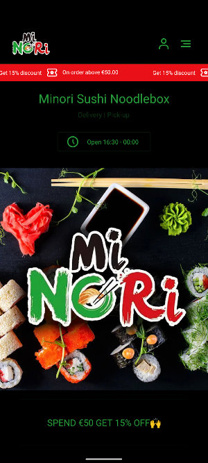 Minori Sushi Noodlebox Screenshot 0