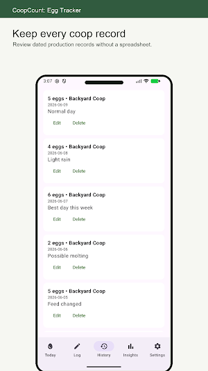 CoopCount: Egg Tracker Screenshot 2
