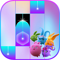 Sunny Piano Bunnies Tiles