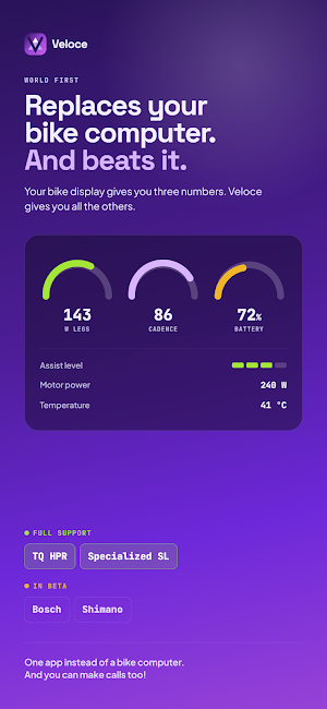 Veloce: GPS for e-bikes & MTB Screenshot 0
