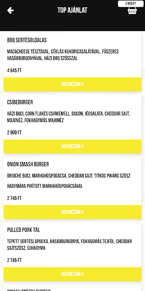 Borsod Burger & BBQ Screenshot 3