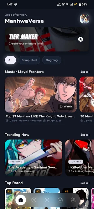 Manhwa Verse: Webtoon & Comics Screenshot 0