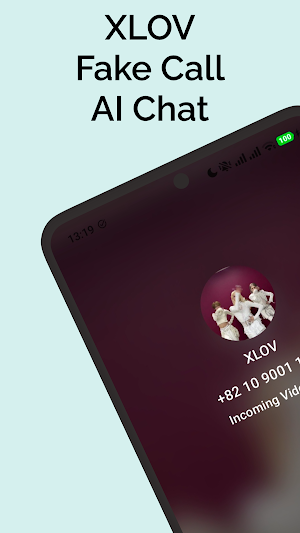 XLOV Fake Call & Chat Screenshot 0