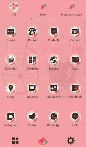 Cute Wallpaper Flower Bicycle Screenshot 2