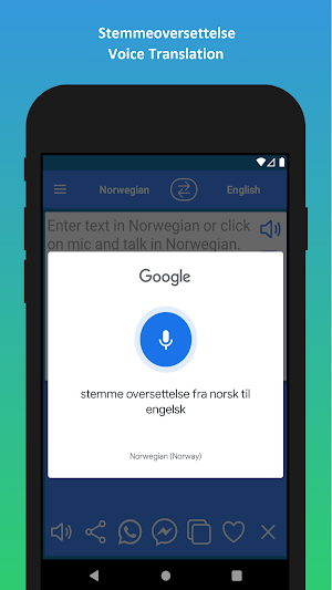 Norwegian English Translator Screenshot 3