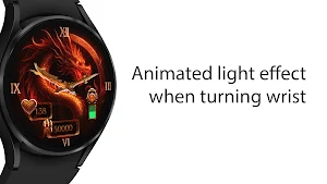 A021 Golden Dragon Watch Face Screenshot 0